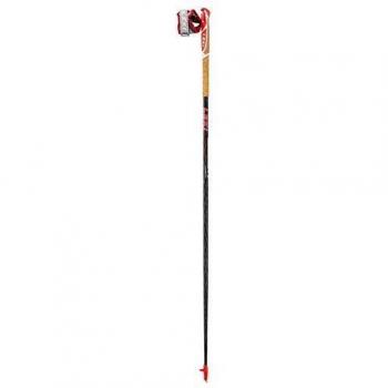 Leki V‑K 135 cm Dual‑Colour Pole – White/Neon Red