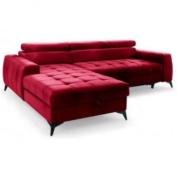 Fun Möbel Schlafsofa AGNESA mit verstellbaren Kopfstützen