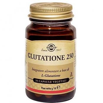 Solgar Glutatione 250 Integratore 30 Capsule Vegetali