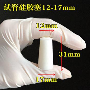 Bouchons en Silicone 10 unités pour tube à essai en verre 17mm/12mm