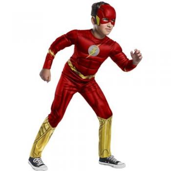 Rubie'S Spain Rubies Costume Carnevale Flash Rosso Linea Deluxe Taglia 3-4 Anni