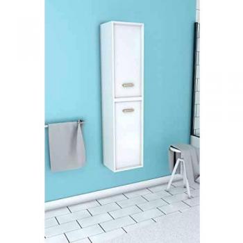 Colonna Sospesa Bianco Scandinavo per Bagno