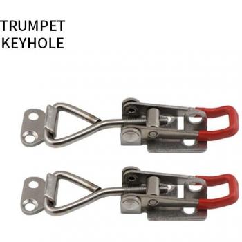 2 Pack Toggle Clamp Lock Hasps for Cabinet Sliding Door Hardware