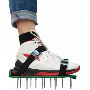 Adjustable Spike Aerator Shoes for Lawn Care