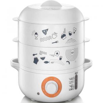 Double Electric Food Steamer 4L 650W Anti-Dry