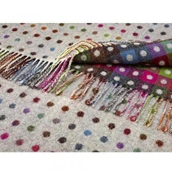 Dusky Pewter Patchwork Throw