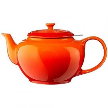 LE CREUSET Teekanne mit Siebeinsatz 1,3 l Orange