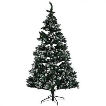 Sapin de Noël Lumière LED Vert 130x130x218 cm DKD Home Decor