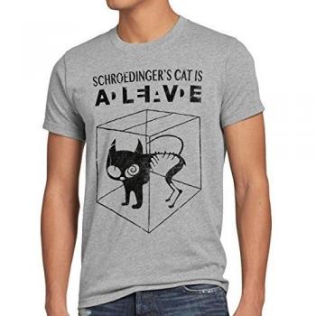 The Big Bang Theory: Katze im Grau, XXL Herren T-Shirt