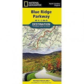 Blue Ridge Parkway, USA: Destination Map (National Geographic
