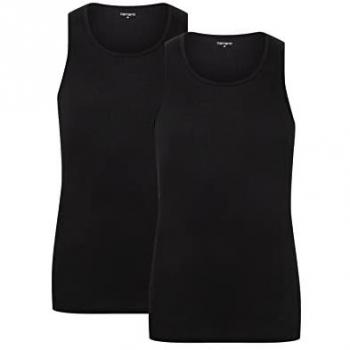 Camano Unterhemd, 2er Pack, Rundhals