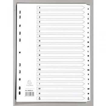Guildhall L A-Z INDEX MYLAR WHITE A4