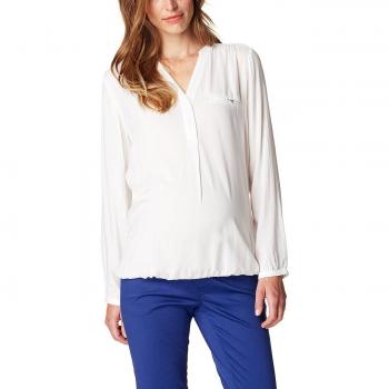 ESPRIT Maternity Damenbluse O84313, Off White 110, Größe 44