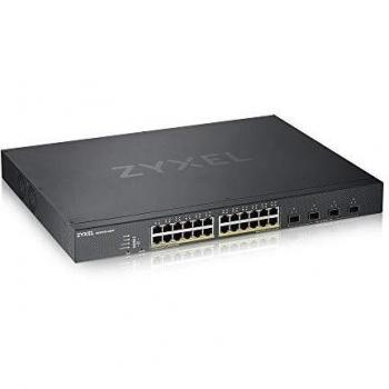 Zyxel 24-Port Gigabit Ethernet Smart Managed PoE+ Switch