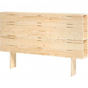 Cabecero de Madera con Almacenaje Cédric, 100 cm