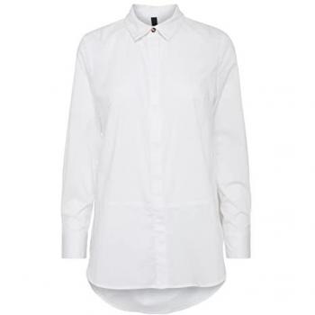 Weißes Longblusenmodell PZElna von Pulz Jeans – XS