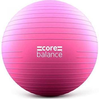 Core Balance Anti Burst Gym Ball, 85cm Black with Hand Pump