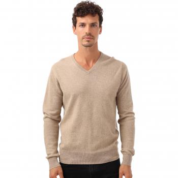 Zwillingsherz Kaschmir V-Pullover für stilbewusste Männer