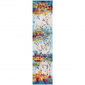 Angie Kunstwerk „Türkis“ – 120 × 30 cm – Toquepala