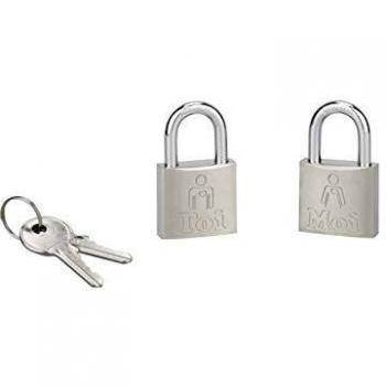 Lucchetti Love in Ottone – Interno con Arco Acciaio 30 mm, 2 chiavi (THIRARD)