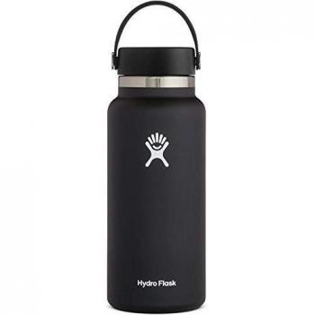 Hydro Flask Wide Mouth Flex Cap Isolating Bottle 946 ml in Black