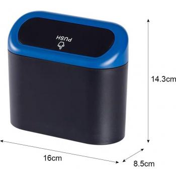 Papelera de coche multifuncional con cajas