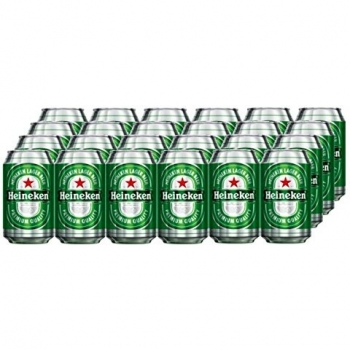 Cerveza Heineken Pack de 24 latas de 33 cl Cerveza Rubia Lager Heineken
