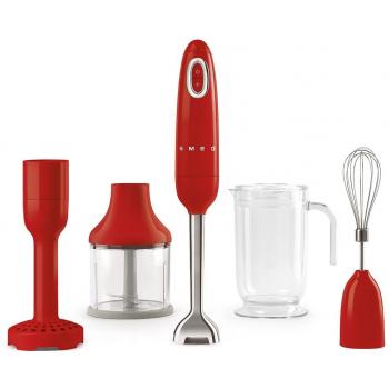 Mélangeur plongeant Smeg rouge style années 50