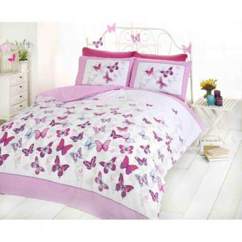 Flutter Butterfly Double Duvet Cover Set