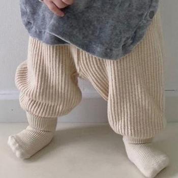 Bas longs en velours pour fille et garçon