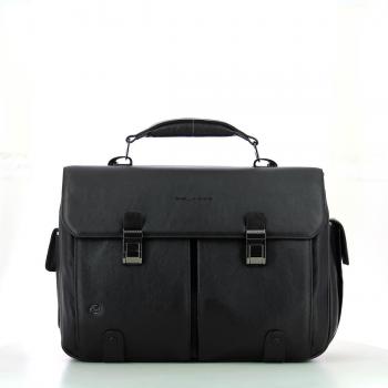 Chemise PIQUADRO Square 43 cm, Marron