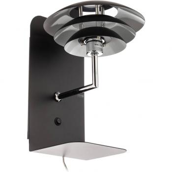 Applique Murale USB DL20 – Noir Mat