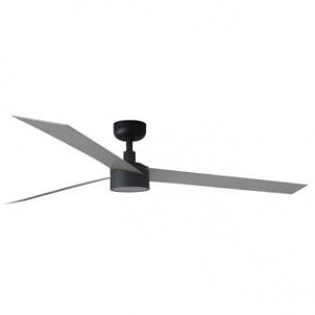 Faro Cruiser XL LED Black Ceiling Fan with DC Motor, 6-Speed, Aluminium Blades