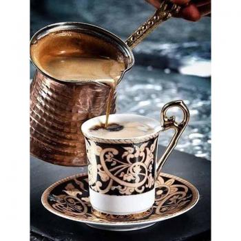 Broderia con Diamanti 5D Tazza di Caffè 20X30CM