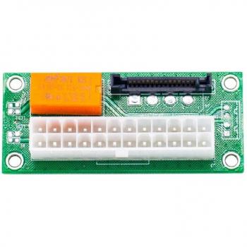 Adaptador de Alimentación ATX 24‑Pin a SATA (Dual)