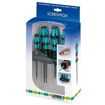 Ensemble de tournevis multicolores Screwfox VDE