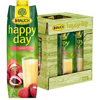 Rauch Happy Day Lychee Premium Saft, 6er Pack (6 x 1L)