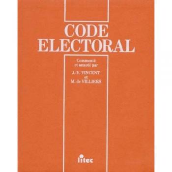 CODE ELECTORAL. Commenté et annoté, Avec supplément 1998, 3ème édition