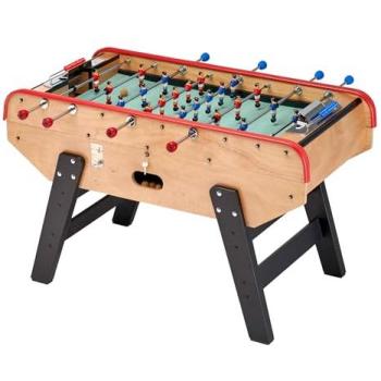 Babyfoot en bois de luxe avec monnayeur et accessoires