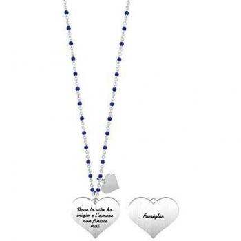 Bijou Kidult 751041 Collier acier 316L Famille où la vie commence