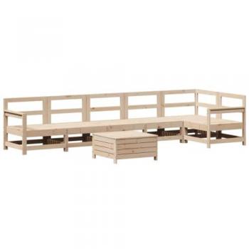 VidaXL 7-Piece Garden Lounge Set in Solid Wood