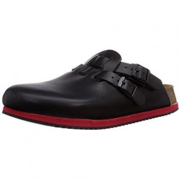 Birkenstock Professional Kay Leder Softfootbed, Damen Clogs, Schwarz