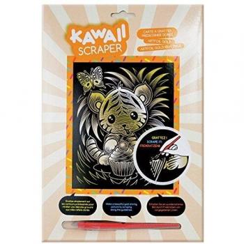 Kawaii Tijger Scraper Goud