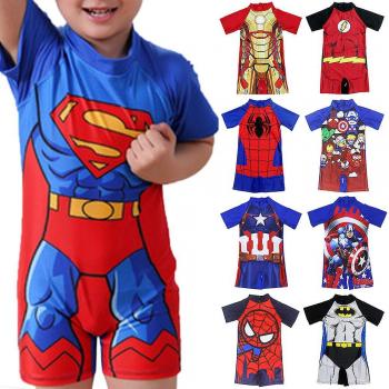 Manchalk Niños: Traje de Baño 3D Superman, 4‑6 años