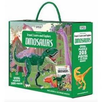 Dinosaurs. Travel, learn and explore. Ediz. a colori. Con puzzle Irena Trevisan