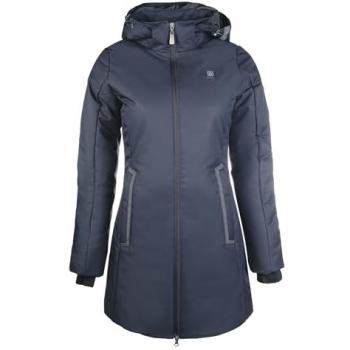 HKM Damen Heizmantel ELEGANT STYLE dunkelblau Größe S