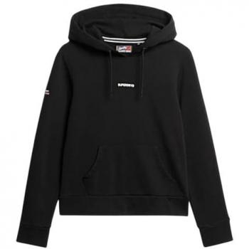 Superdry Damen Hoodie, einfarbig – Schwarze Variante – Modell W2012496A-02A