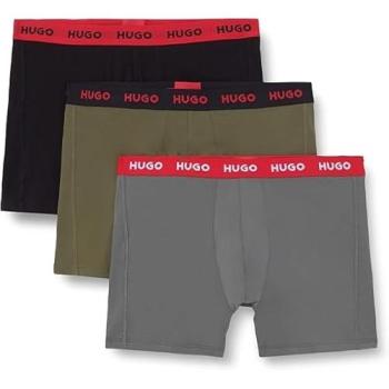 Hugo Boxer Triple Pack – 3 Stück, körpernah, elastischer Bund, Größe S (48)