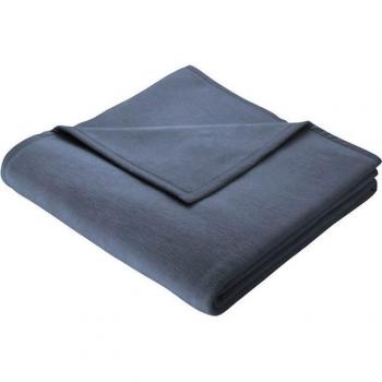 Biederlack Wohndecke Cotton Home blau