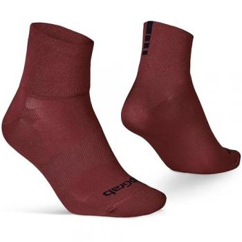 GripGrab Radfahr Socken SL Kurz Dunkelrot